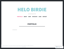 Tablet Screenshot of helobirdie.com